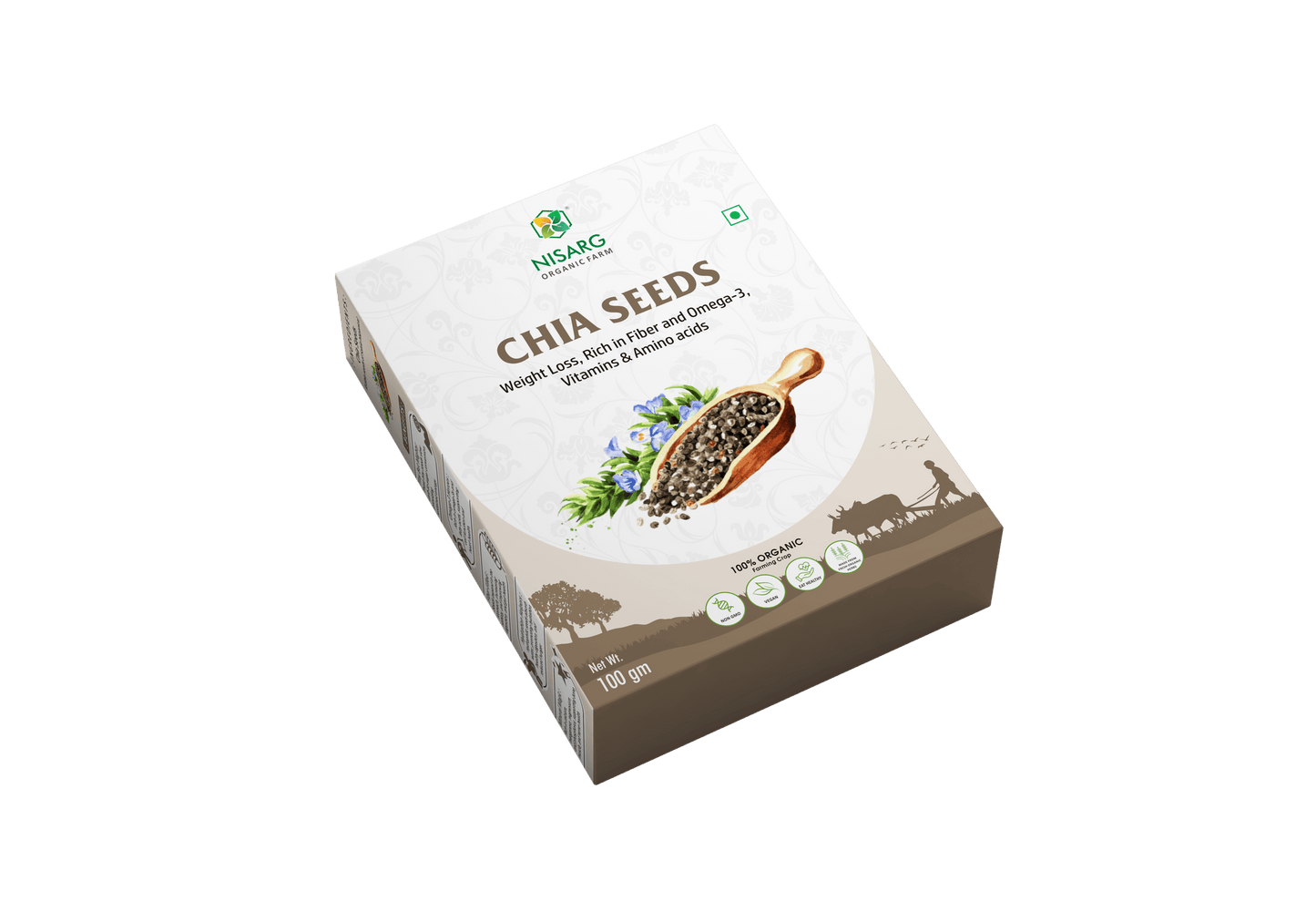 Nisarg Organic Farm Chia Seeds