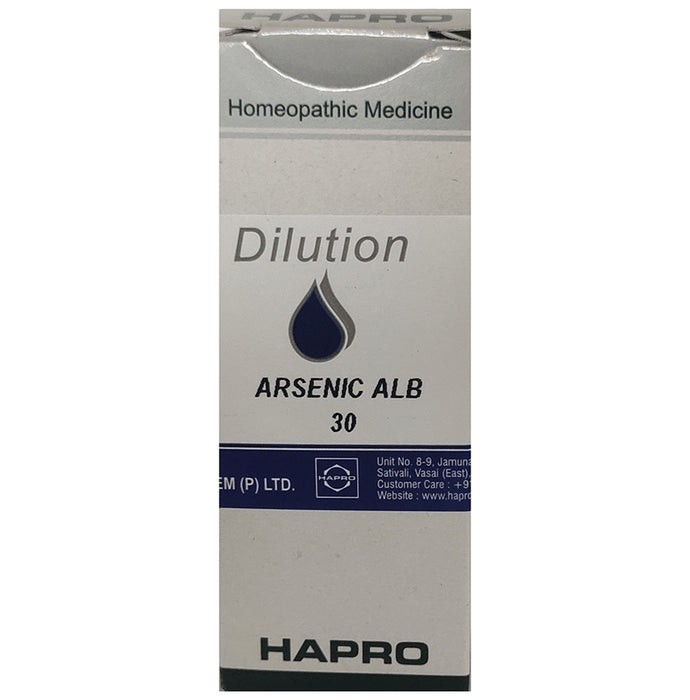 Hapro Arsenic Alb Dilution