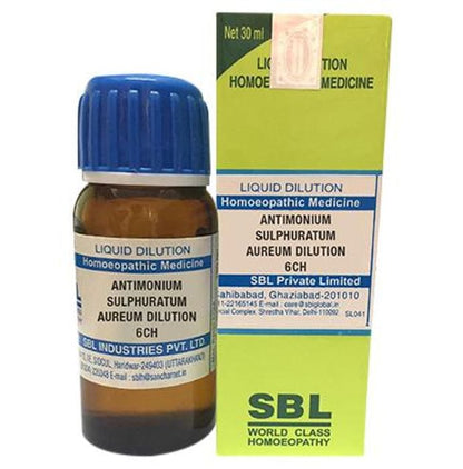 SBL Antimonium Sulphuratum Aureum Dilution