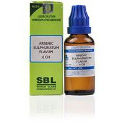 SBL Arsenic Sulphuratum Flavum Dilution