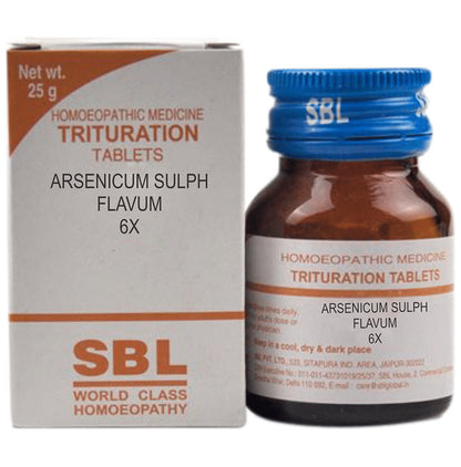 SBL Arsenicum Sulph Flavum Trituration Tablet