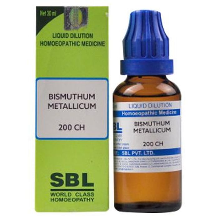 SBL Bismuthum Metallicum Dilution