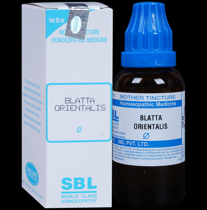 SBL Blatta Orientalis Mother Tincture