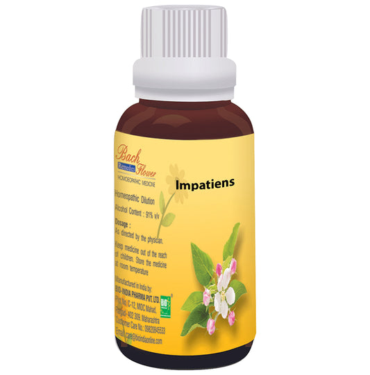 Bio-India Pharma Pvt Ltd Bach Flower Impatiens Bach Flower