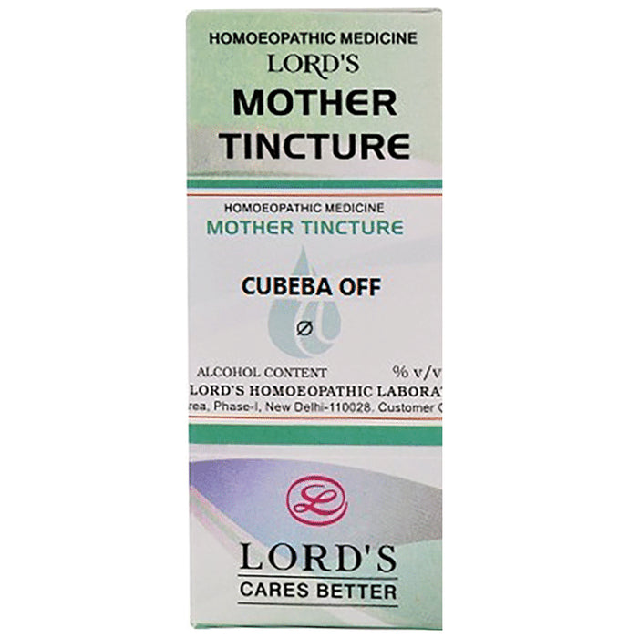 Lord's Cubeba Off Mother Tincture