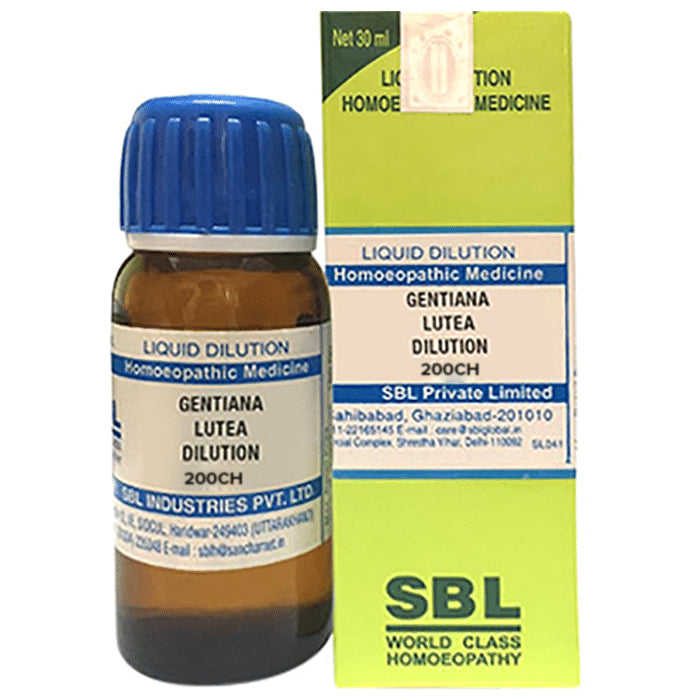 SBL Gentiana Lutea Dilution