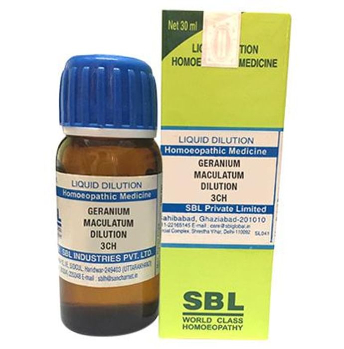 SBL Geranium Maculatum Dilution