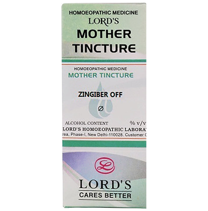 Lord's Zingiber Off Mother Tincture
