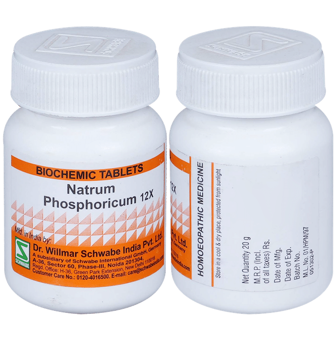 Dr. Willmar Schwabe India Natrum Phosphoricum Biochemic Tablet