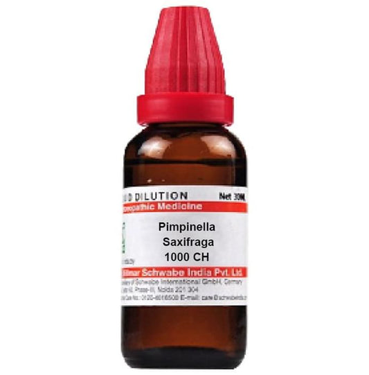 Dr. Willmar Schwabe India Pimpinella Saxifraga Dilution