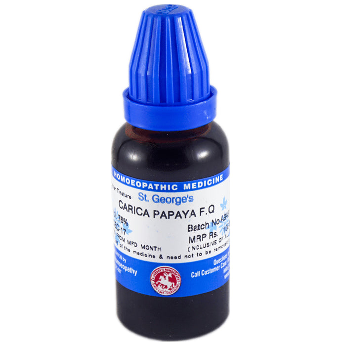 St. George’s Carica Papaya Folia Mother Tincture