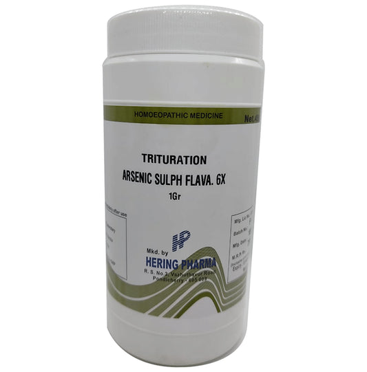 Hering Pharma Arsenic Sulph Flava Trituration Tablet