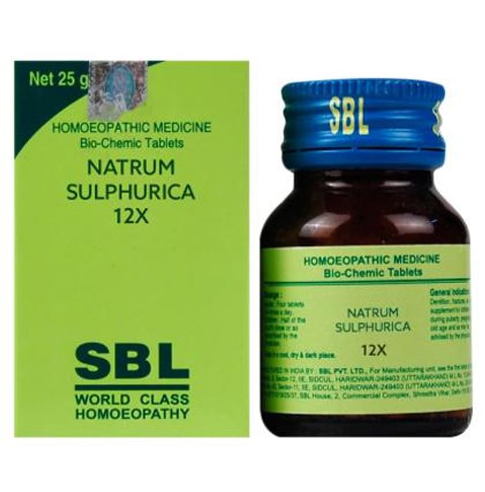 SBL Natrum Sulphurica Biochemic Tablet