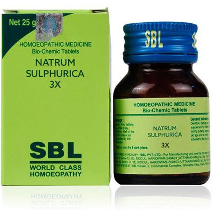 SBL Natrum Sulphurica Biochemic Tablet