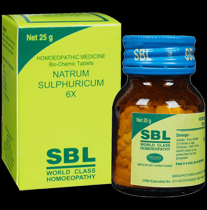 SBL Natrum Sulphurica Biochemic Tablet