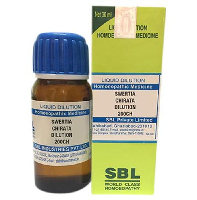 SBL Swertia Chirata Dilution