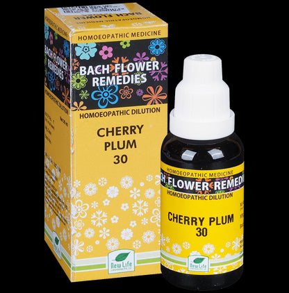 New Life Bach Flower Cherry Plum 30 Bach Flower