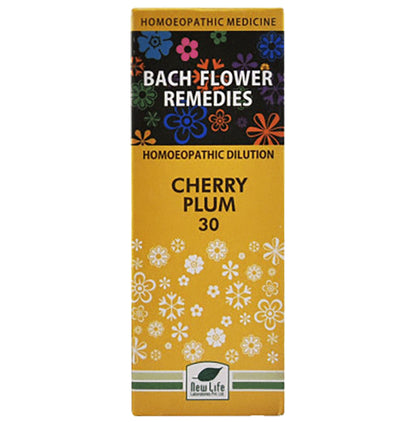 New Life Bach Flower Cherry Plum 30 Bach Flower