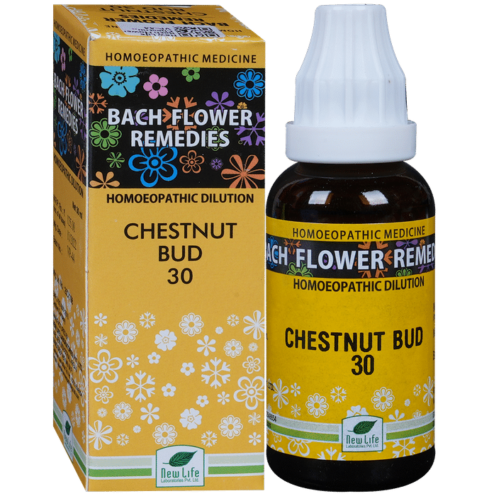 New Life Bach Flower Chestnut Bud 30 Bach Flower