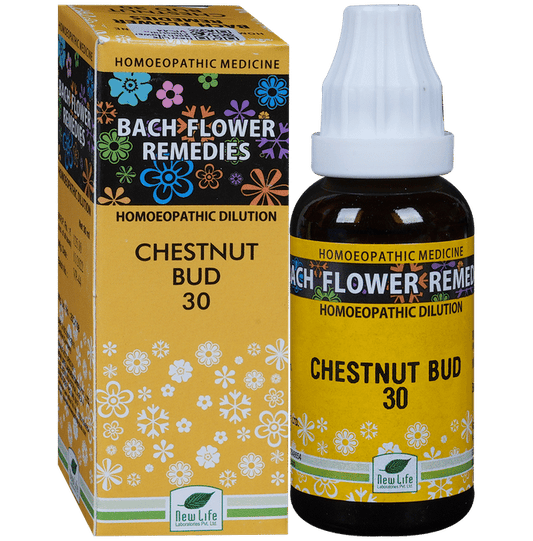 New Life Bach Flower Chestnut Bud 30 Bach Flower