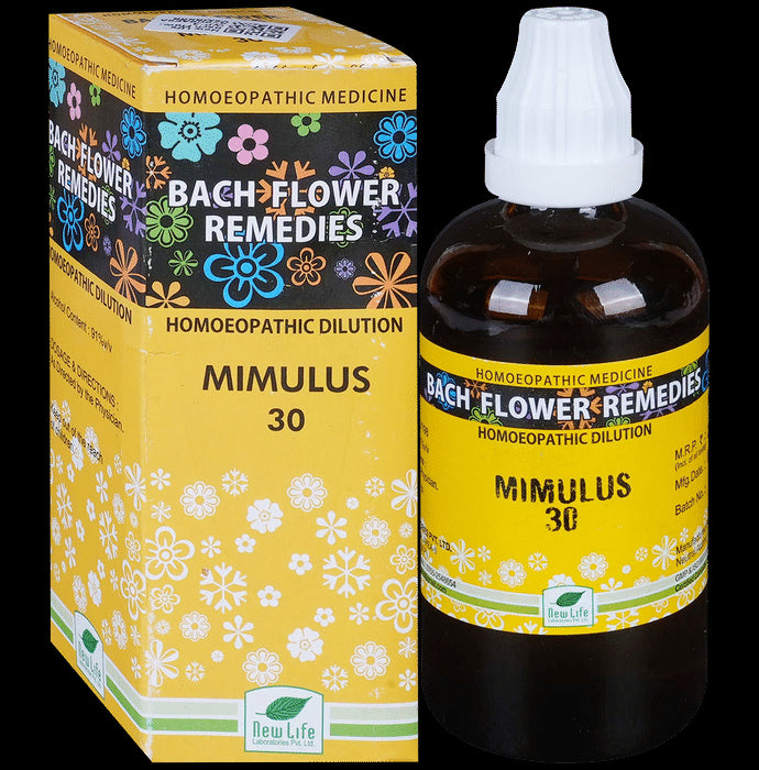 New Life Bach Flower Mimulus 30 Bach Flower