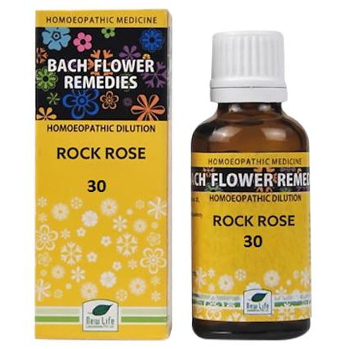 New Life Bach Flower Rock Rose 30 Bach Flower