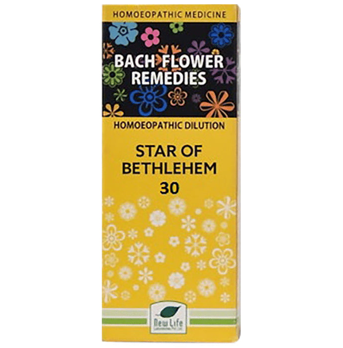 New Life Bach Flower Star Of Bethlehem 30 Bach Flower