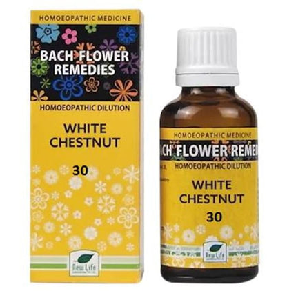 New Life Bach Flower White Chestnut 30 Bach Flower