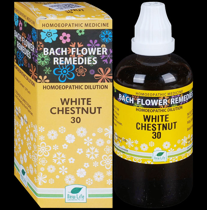 New Life Bach Flower White Chestnut 30 Bach Flower