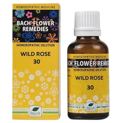 New Life Bach Flower Wild Rose 30 Bach Flower