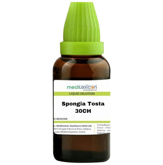 Medilexicon Spongia Tosta Dilution