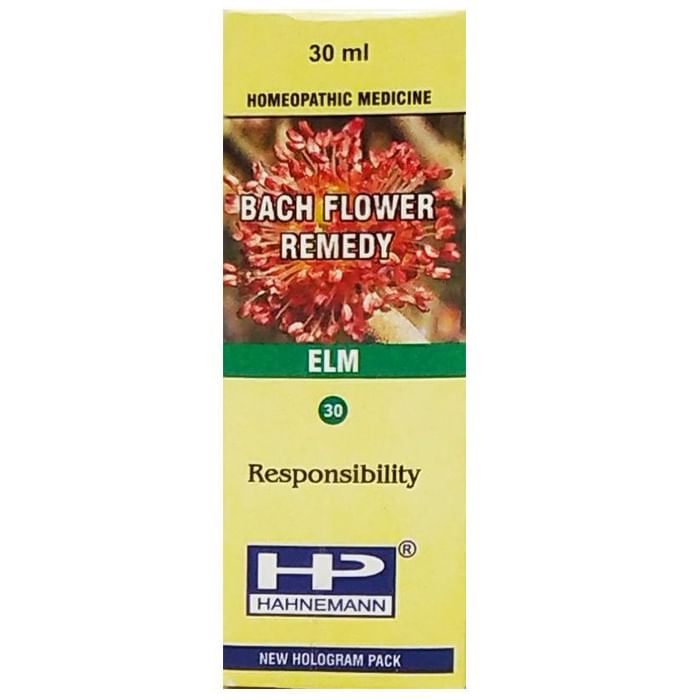 Hahnemann Bach Flower Elm 30 Bach Flower