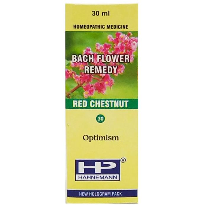 Hahnemann Bach Flower Red Chestnut 30 Bach Flower