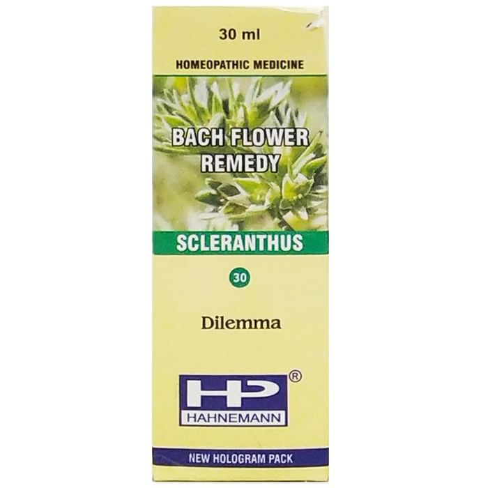 Hahnemann Bach Flower Scleranthus 30 Bach Flower