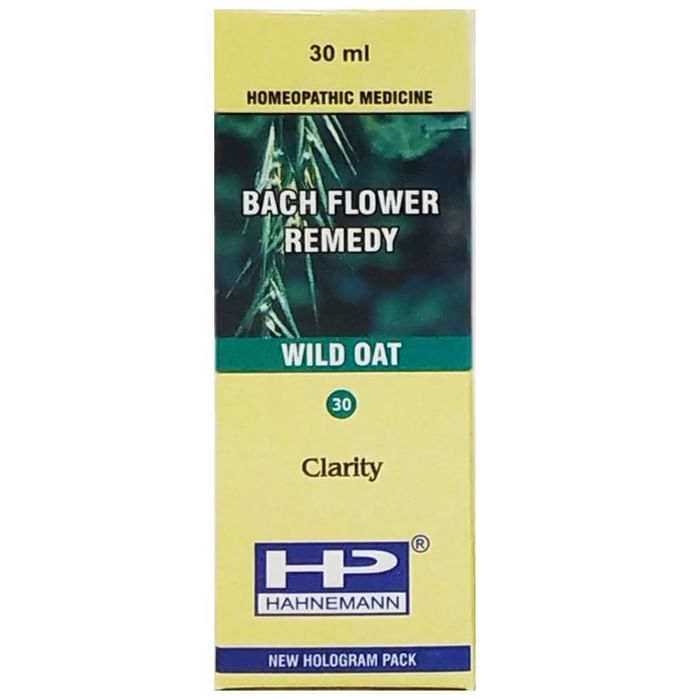 Hahnemann Bach Flower Wild Oat 30 Bach Flower