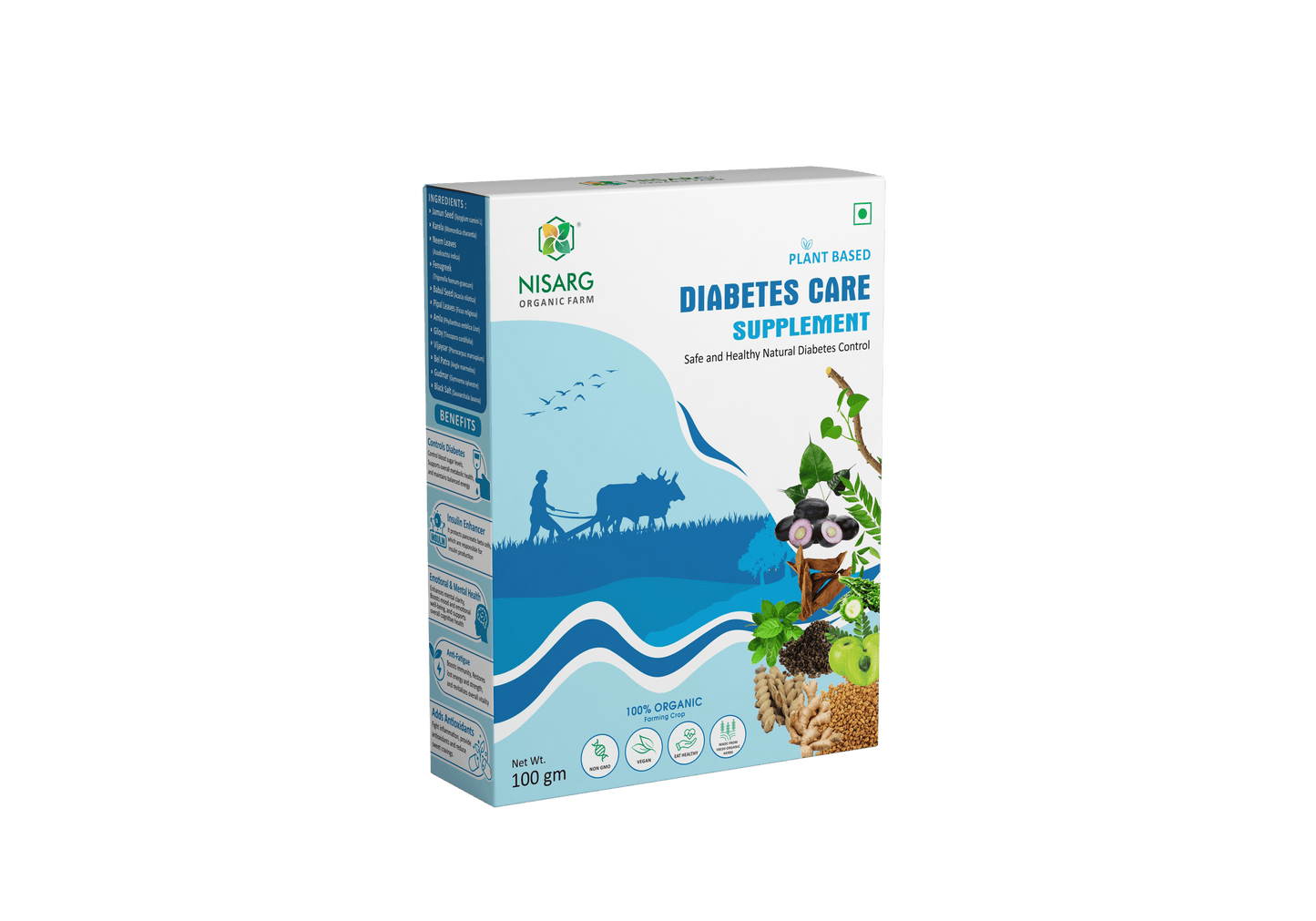 Nisarg Organic Farm Diabetes Care Supplements Powder