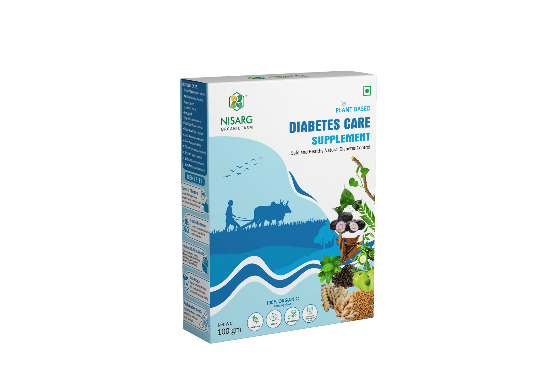 Nisarg Organic Farm Diabetes Care Supplements Powder
