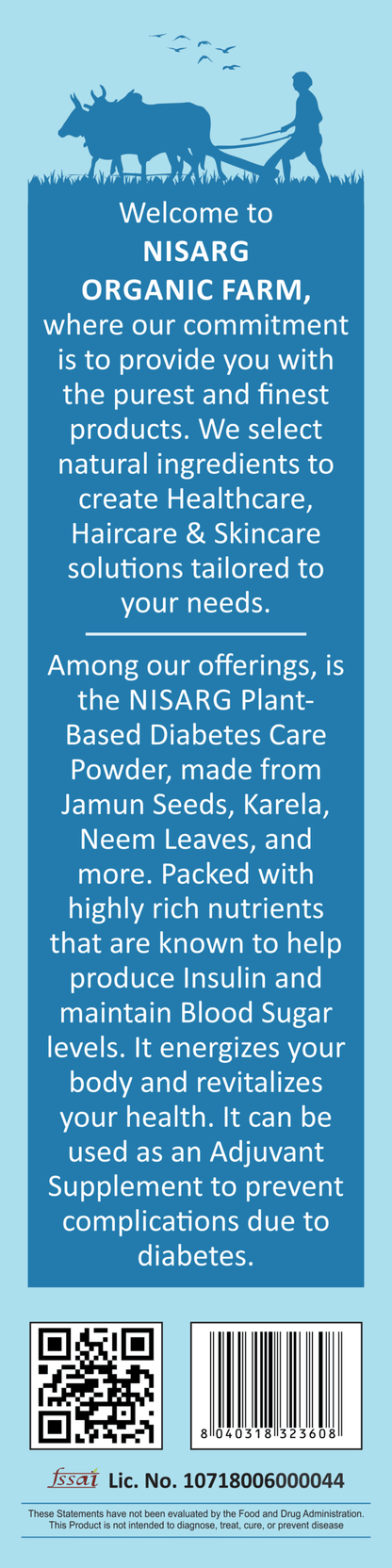 Nisarg Organic Farm Diabetes Care Supplements Powder