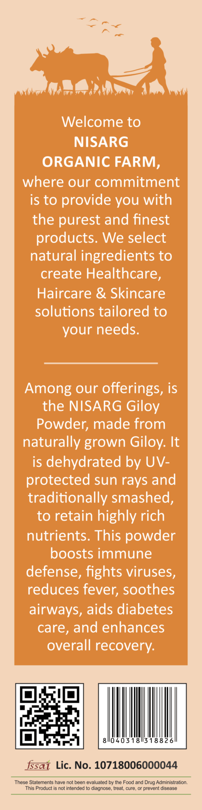 Nisarg Organic Farm Giloy Powder