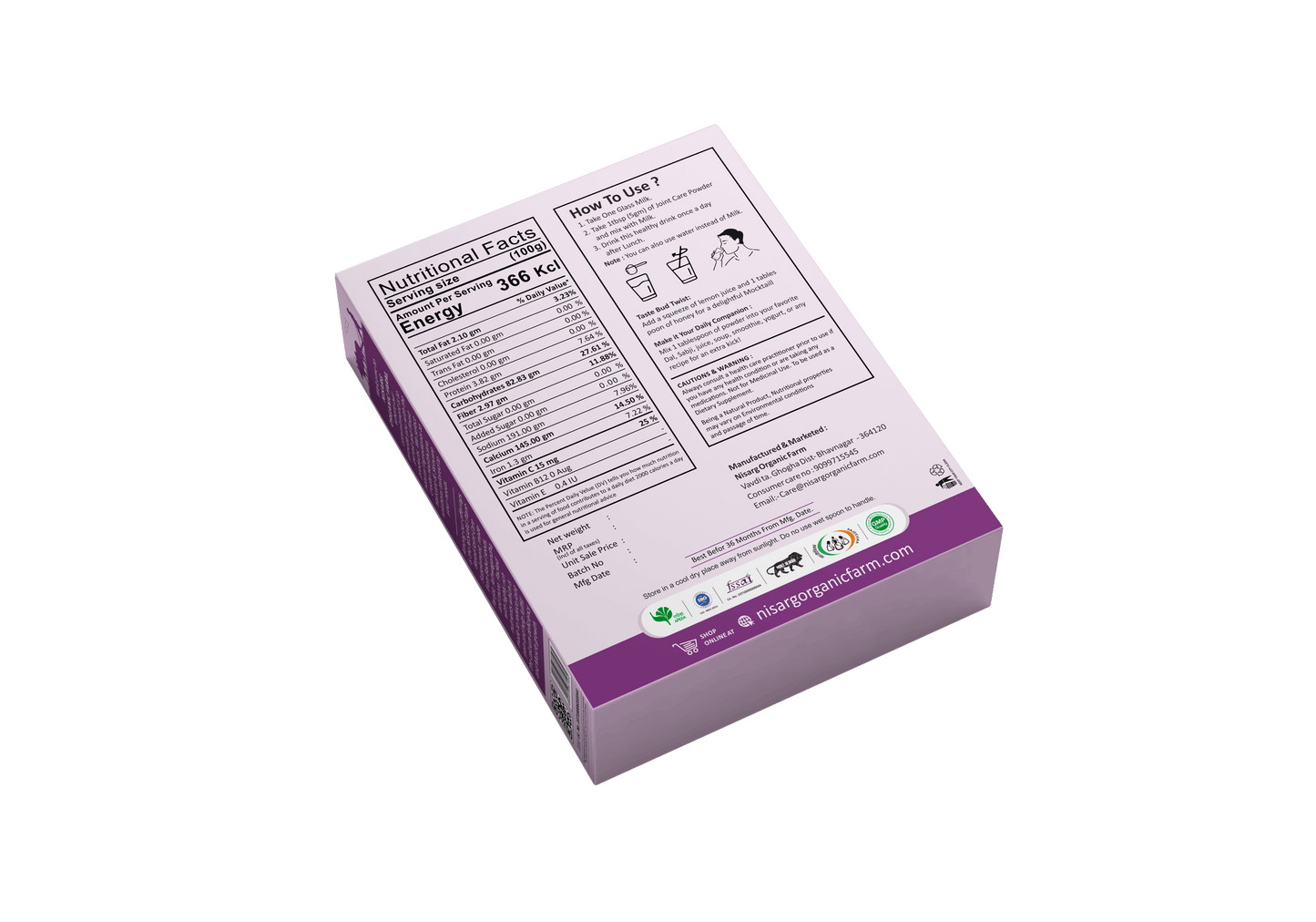 Nisarg Organic Farm Joint Support Supplements Powder