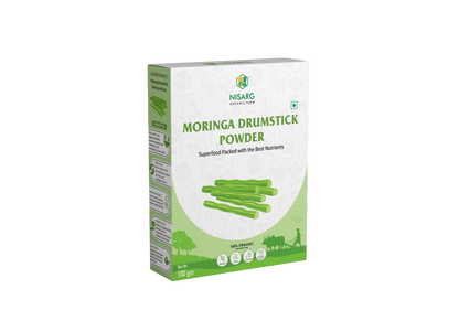 نثار نامیاتی فارم مورنگا ڈرم اسٹک پاؤڈر