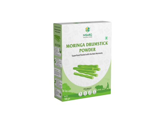 نثار نامیاتی فارم مورنگا ڈرم اسٹک پاؤڈر