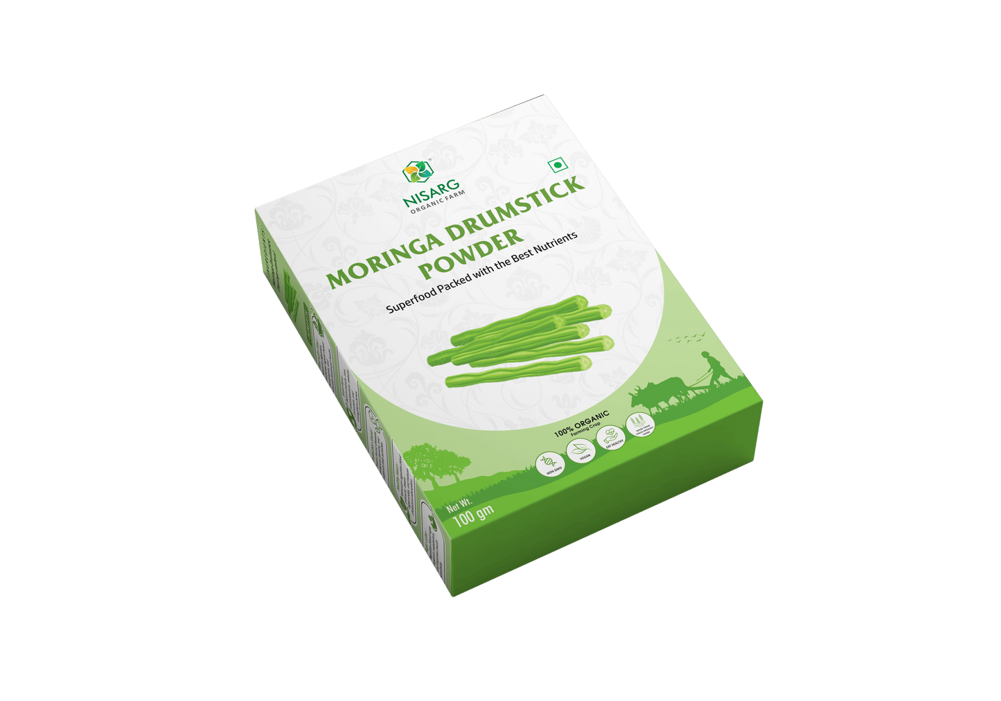 نثار نامیاتی فارم مورنگا ڈرم اسٹک پاؤڈر