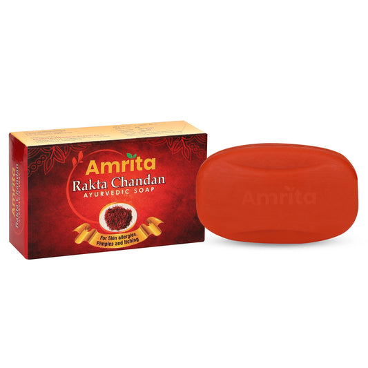 Amrita Rakta Chandana Soap (Pack of 3)