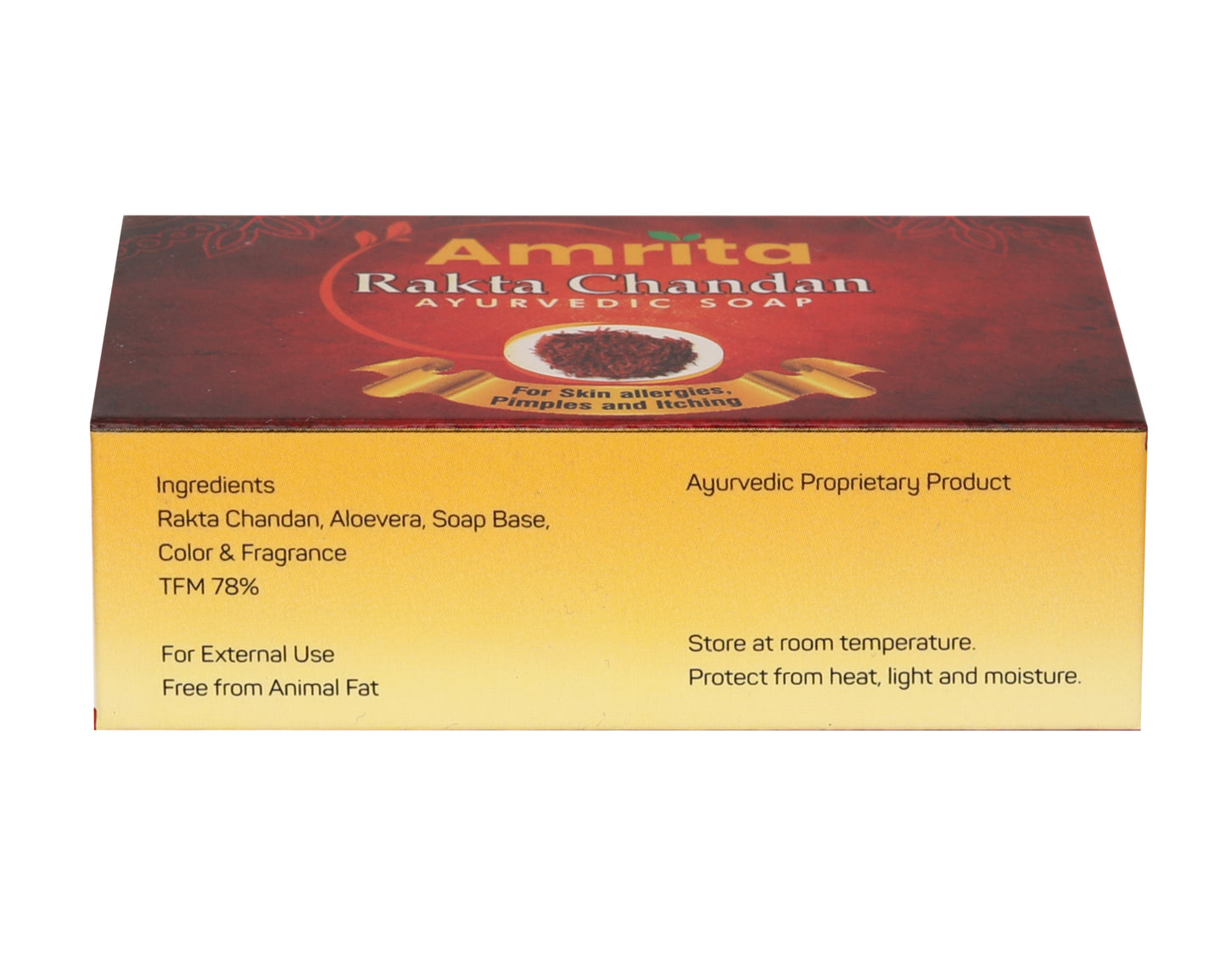 Amrita Rakta Chandana Soap (Pack of 3)