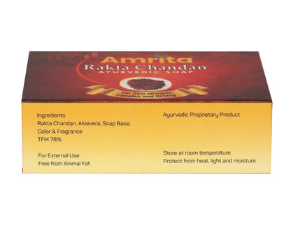 Amrita Rakta Chandana Soap (Pack of 3)