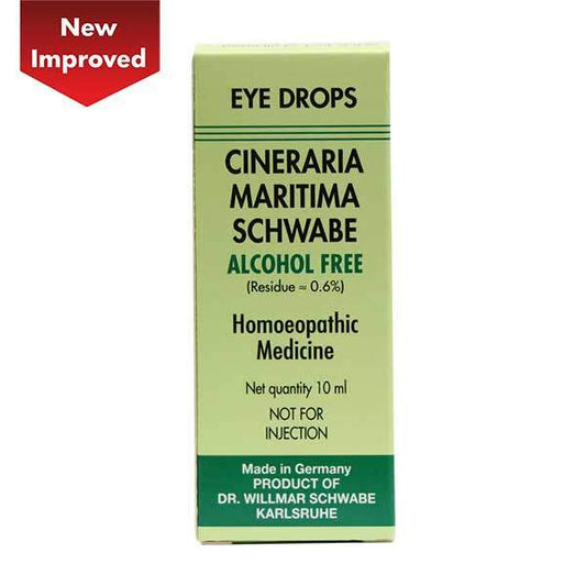 Dr. Willmar Schwabe Karlsrushe Cineraria Maritima Eye Drops (Without Alcohol / Alcohol Free)