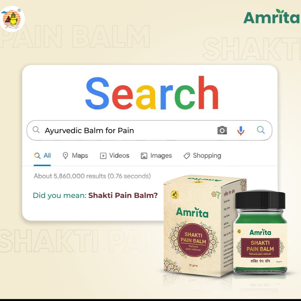 Amrita Shakti Pain Balm (Pack of 3)