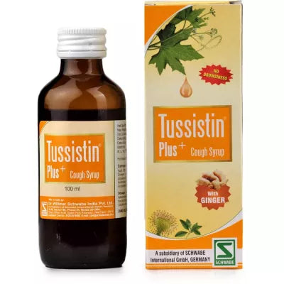 Willmar Schwabe India Tussistin Plus Ginger Cough Syrup