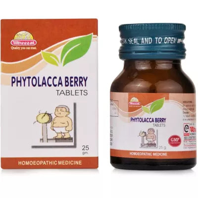 Wheezal Phytolacca Berry Tablets